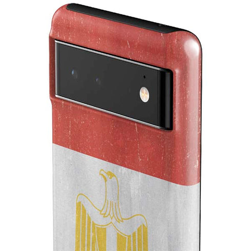 Egypt Flag Distressed Google Pixel 6 Case